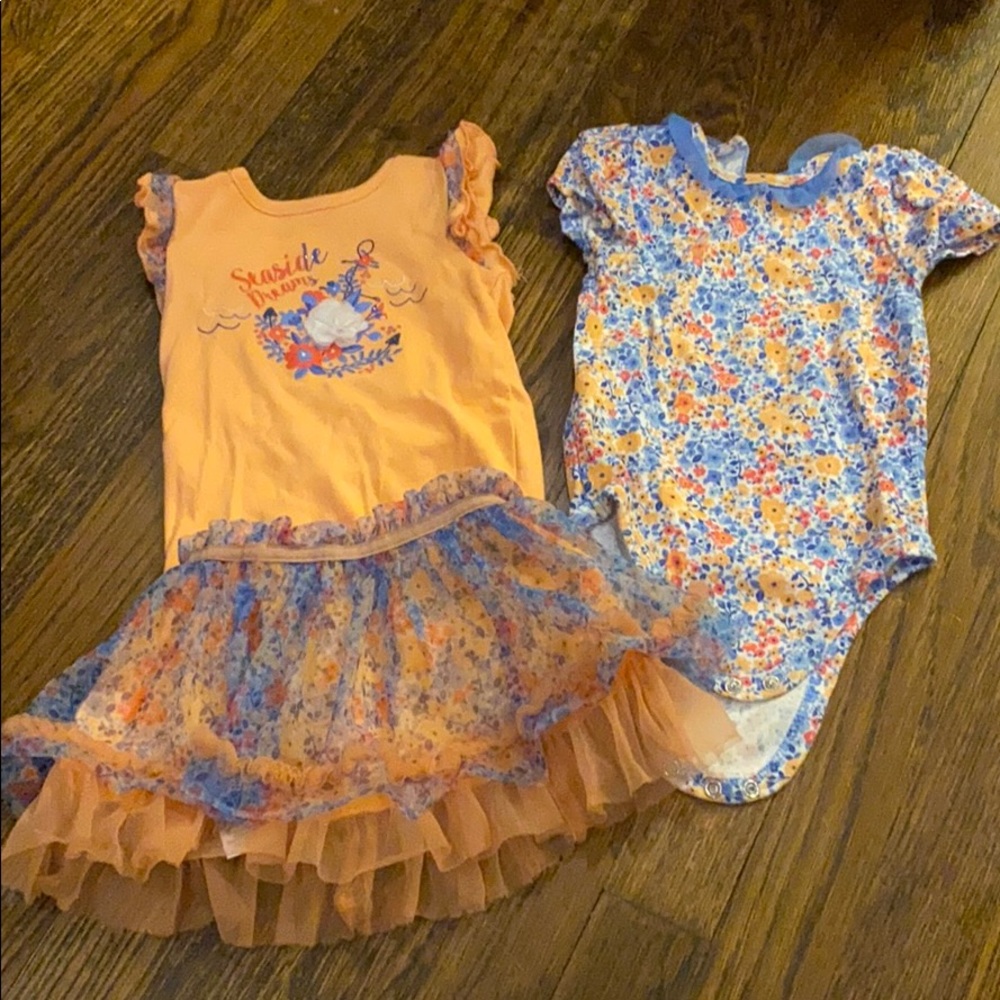 Adorable baby girl 3 piece outfit